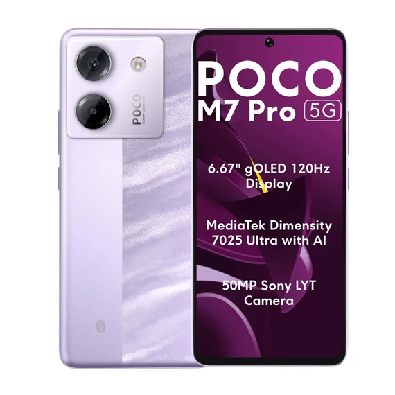 Xiaomi Poco M7 Pro 5G 256GB 8GB Dual Sim lila