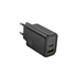 Kép 1/2 - Hoco N63 Gentle Hálózati Gyorstöltő (USB - Type-C) (PD) 30W + QC3.0 fekete