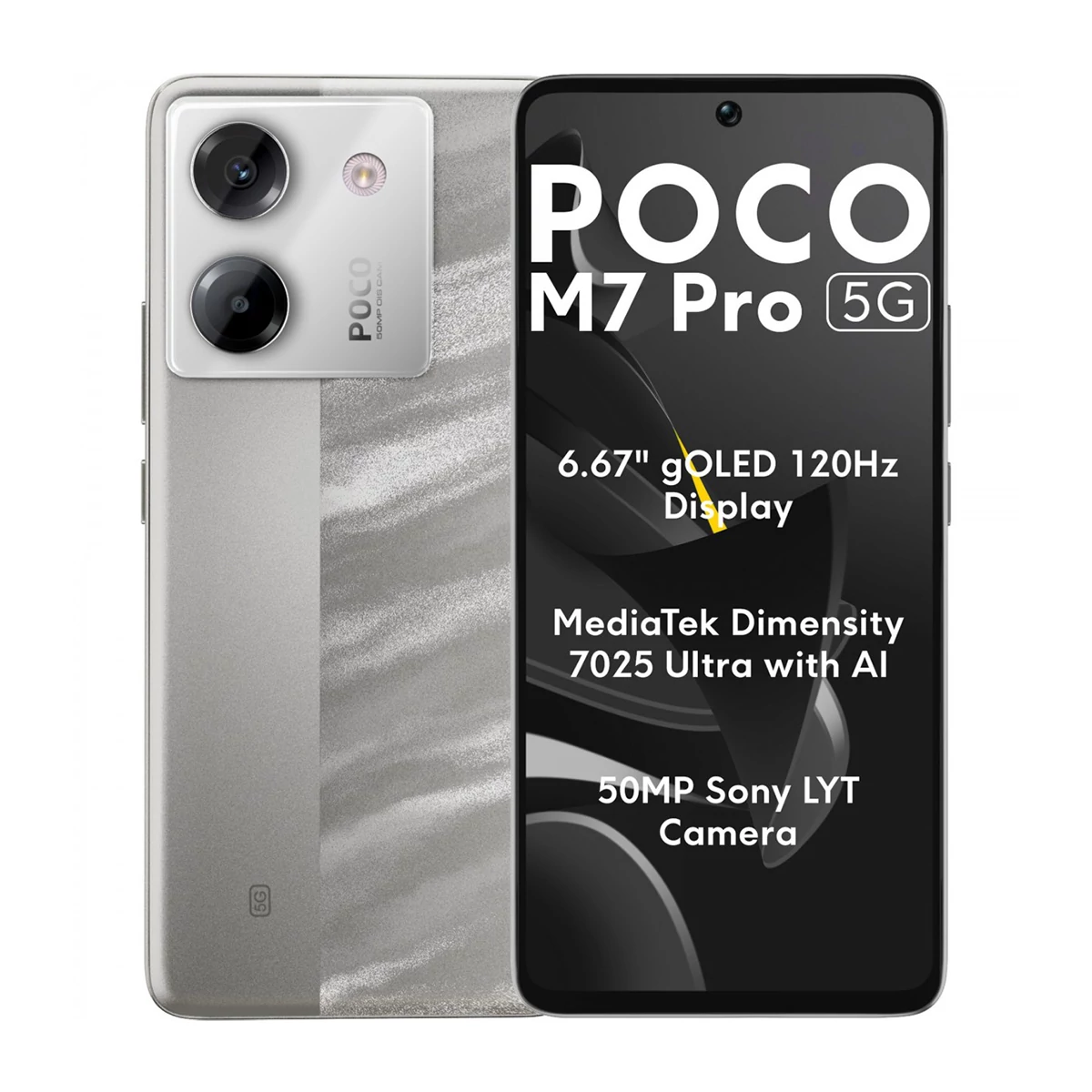 Xiaomi Poco M7 Pro 5G 256GB 12GB Dual Sim ezüst