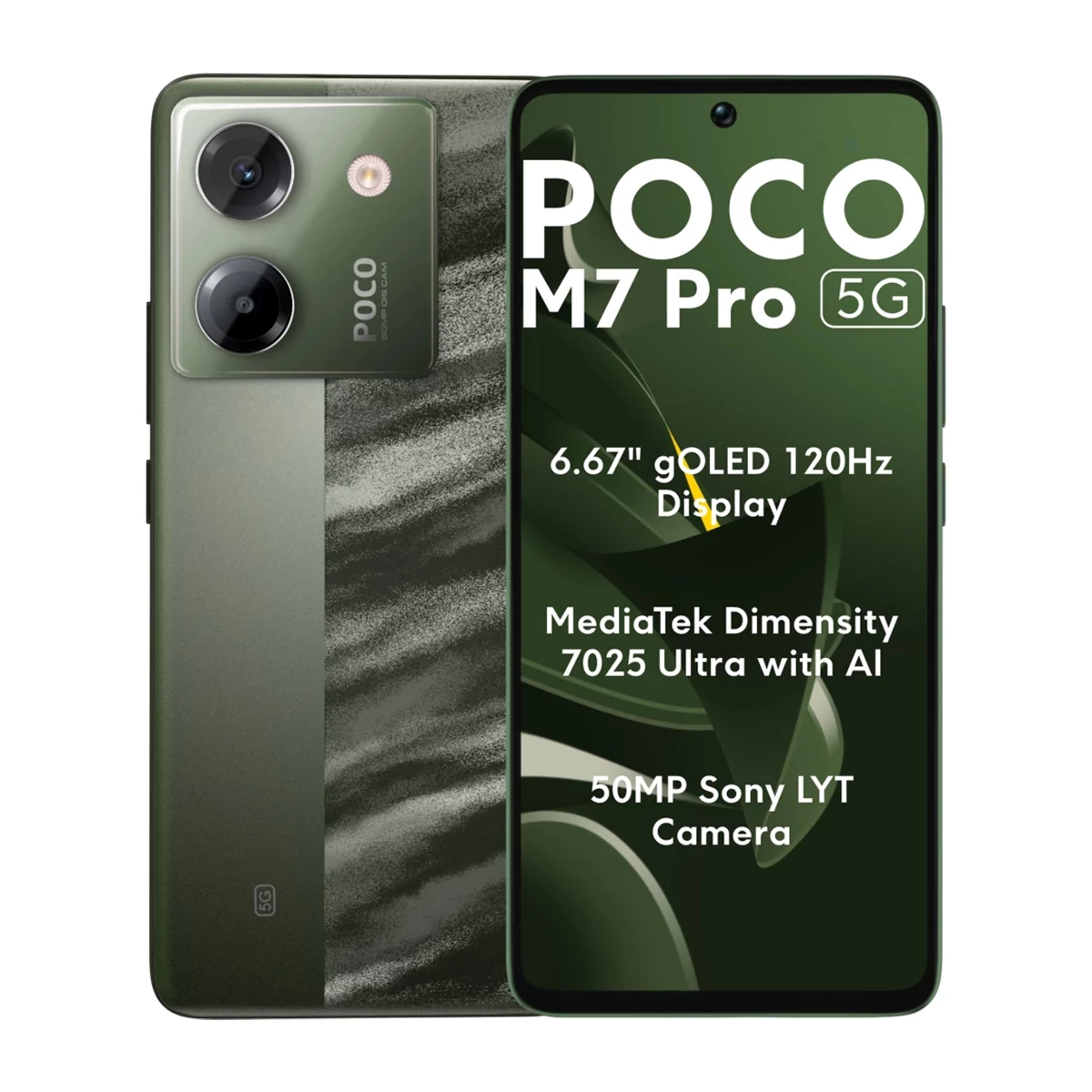 Xiaomi Poco M7 Pro 5G 256GB 8GB Dual Sim zöld